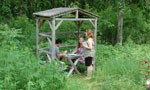 Students in Gazebo